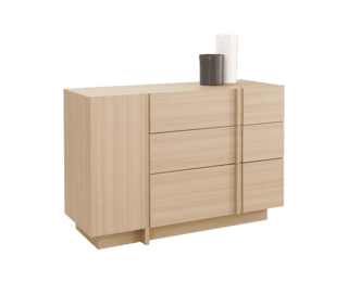 Commode 1 porte 3 tiroirs Symphonie