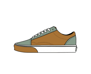 Basket basse caramel & sauge