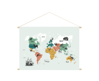 Kakémono Map animaux