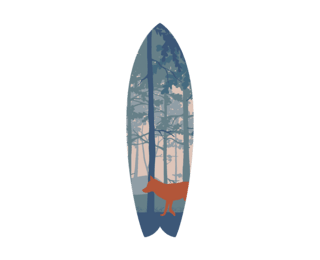 Planche surf indigo