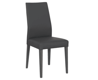 Chaise Cosy pieds gris anthracite